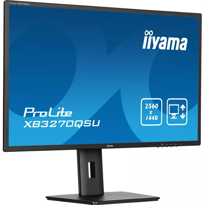 Monitor komputerowy iiyama ProLite XB3270QSU-B1 80 cm (31,5 cala) 2560 x 1440 pikseli Quad HD LED Czarny