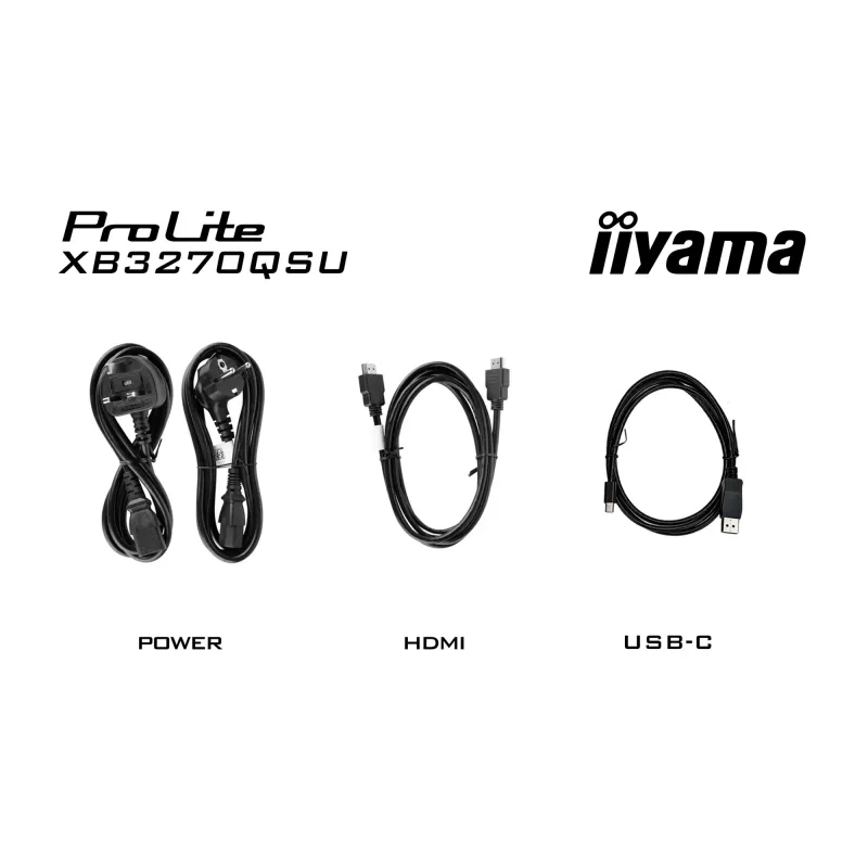 Monitor komputerowy iiyama ProLite XB3270QSU-B1 80 cm (31,5 cala) 2560 x 1440 pikseli Quad HD LED Czarny