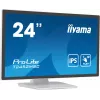 Monitor komputerowy iiyama ProLite T2452MSC-W1 61 cm (24 cale) 1920 x 1080 pikseli Full HD LCD ekran dotykowy Multi-user Biały