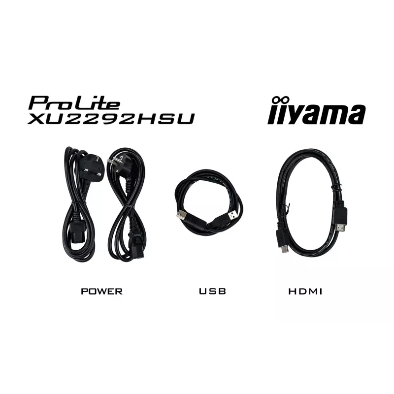 Monitor komputerowy iiyama ProLite XU2292HSU-B6 54,6 cm (21,5 cala) 1920 x 1080 pikseli Full HD LED Czarny
