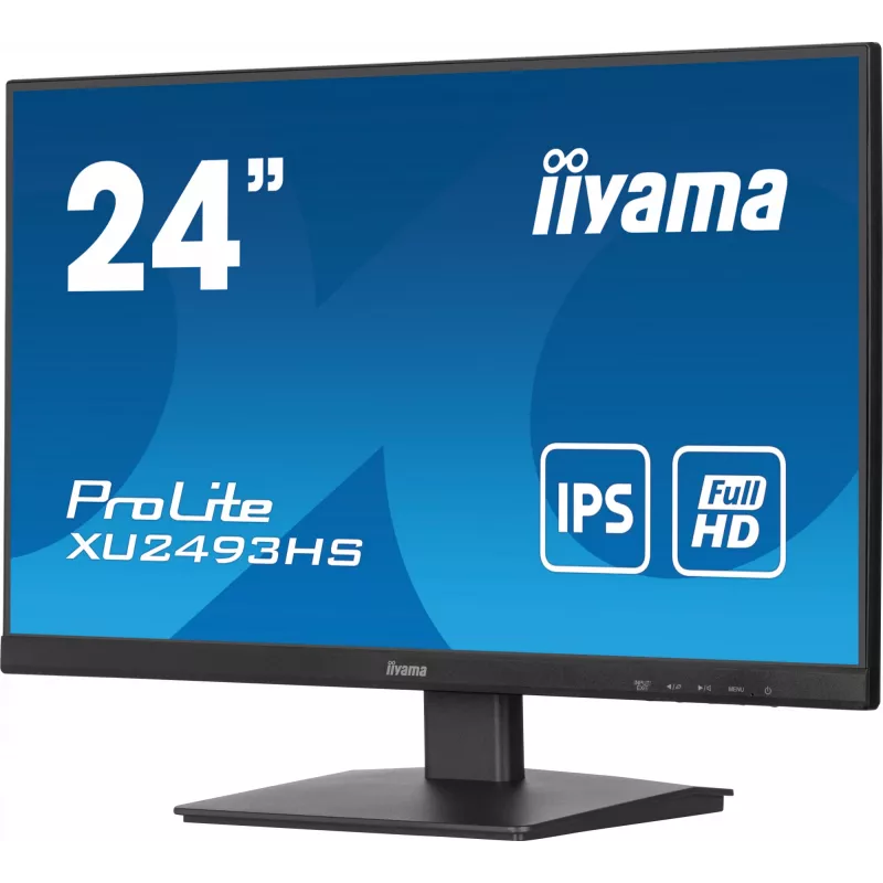 Monitor komputerowy iiyama ProLite XU2493HS-B6 60,5 cm (23,8 cala) 1920 x 1080 pikseli Full HD LED Czarny