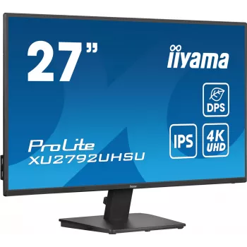 Monitor komputerowy iiyama ProLite XU2792UHSU-B6 68,6 cm (27 cali) 3840 x 2160 pikseli 4K Ultra HD LED Czarny