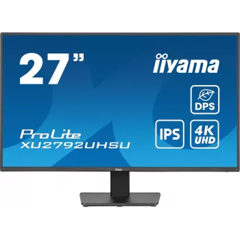 Monitor komputerowy iiyama ProLite XU2792UHSU-B6 68,6 cm (27 cali) 3840 x 2160 pikseli 4K Ultra HD LED Czarny