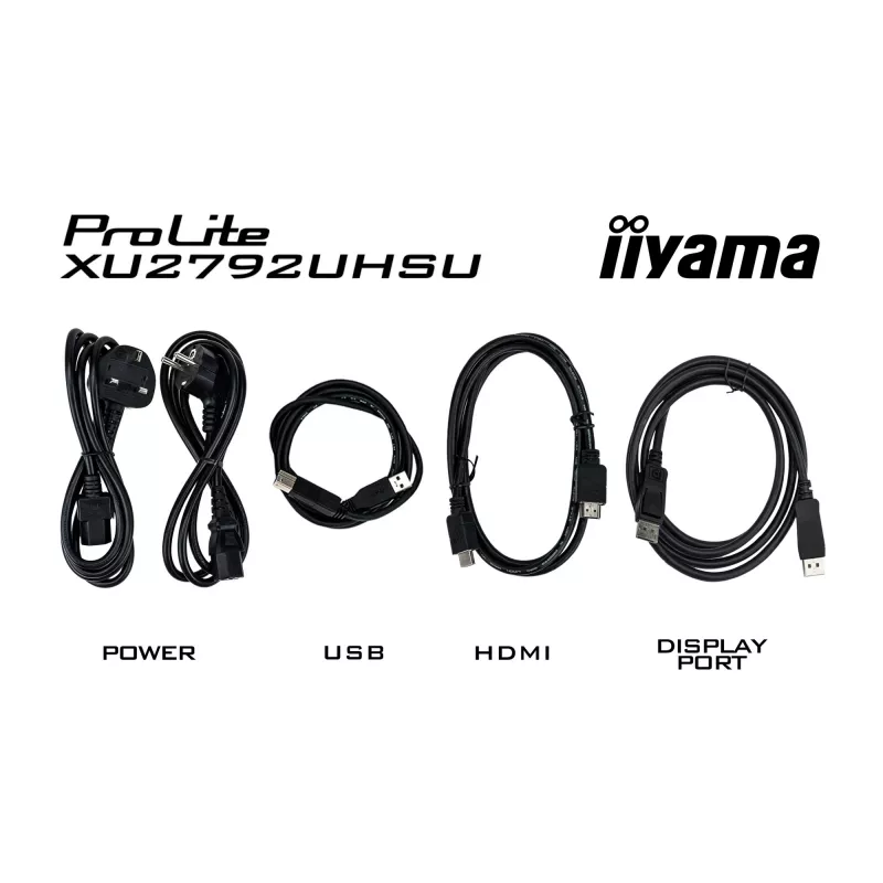 Monitor komputerowy iiyama ProLite XU2792UHSU-B6 68,6 cm (27 cali) 3840 x 2160 pikseli 4K Ultra HD LED Czarny