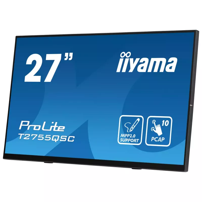 Monitor komputerowy iiyama ProLite T2755QSC-B1 68,6 cm (27 cali) 2560 x 1440 pikseli Quad HD LCD Dotykowy Czarny
