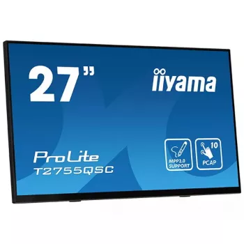 Monitor komputerowy iiyama ProLite T2755QSC-B1 68,6 cm (27 cali) 2560 x 1440 pikseli Quad HD LCD Dotykowy Czarny