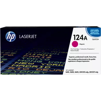 Oryginalna kaseta z tonerem HP 124A magenta do LaserJet, 2000 stron, magenta, 1 szt.