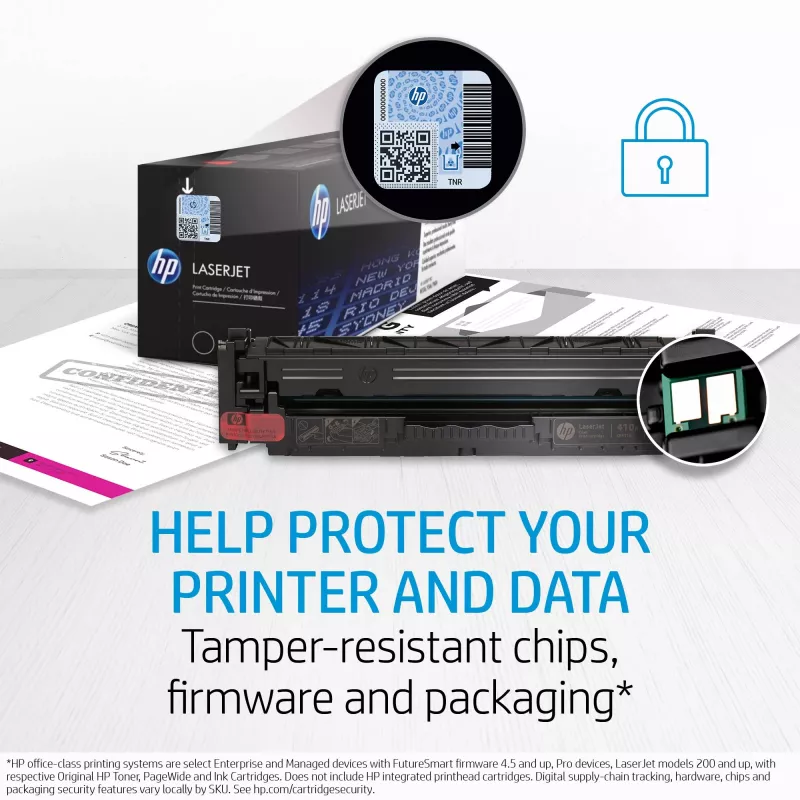 Oryginalna kaseta z tonerem HP 124A magenta do LaserJet, 2000 stron, magenta, 1 szt.