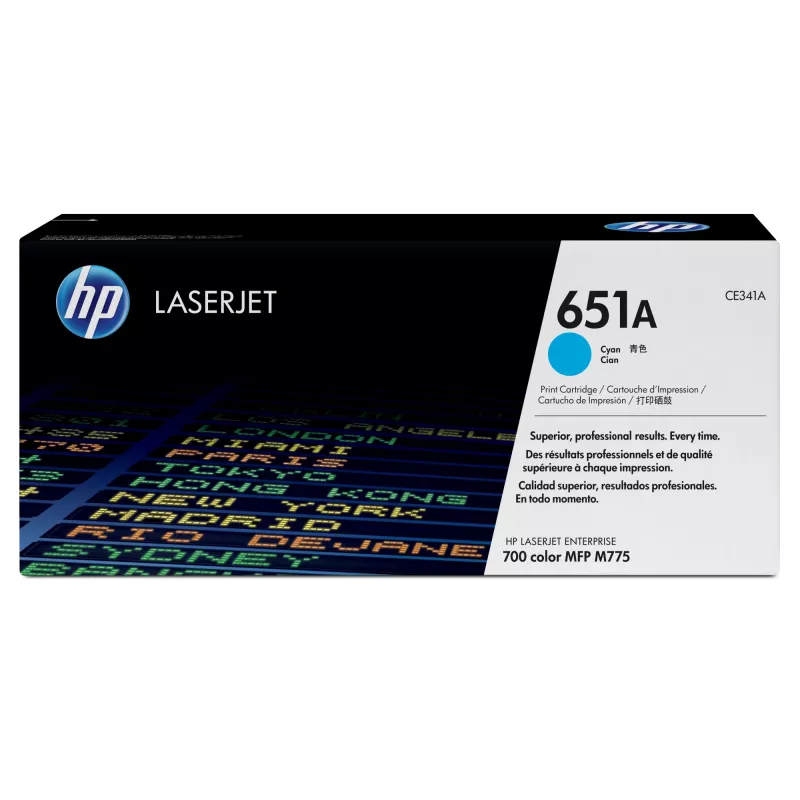 HP 651A Cyjan Oryginalny toner LaserJet, 16000 stron, Cyjan, 1 szt.