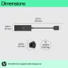 HP USB 3.0 na Gigabit RJ45 Adapter G2, przewodowy, USB, Ethernet, czarny
