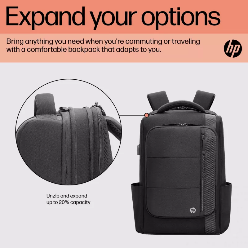 Plecak na laptopa HP Renew Executive 16 cali, Plecak, 40,9 cm (16,1 cala), 890 g