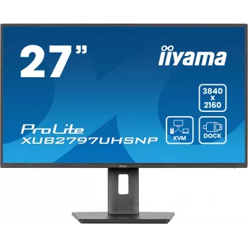 Monitor komputerowy iiyama ProLite XUB2797UHSNP-B1 68.6 cm (27 cali) 3840 x 2160 pikseli 4K Ultra HD LED Czarny