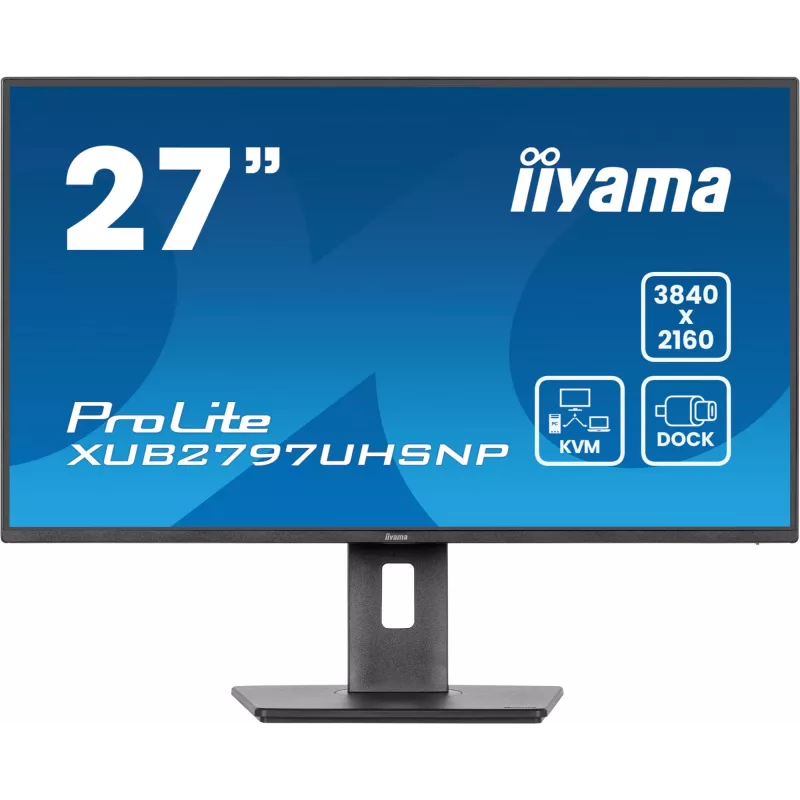 Monitor komputerowy iiyama ProLite XUB2797UHSNP-B1 68.6 cm (27 cali) 3840 x 2160 pikseli 4K Ultra HD LED Czarny