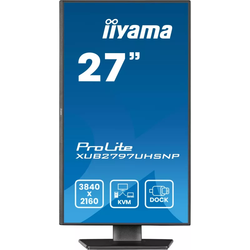 Monitor komputerowy iiyama ProLite XUB2797UHSNP-B1 68.6 cm (27 cali) 3840 x 2160 pikseli 4K Ultra HD LED Czarny