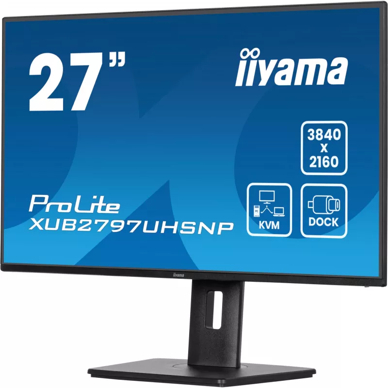 Monitor komputerowy iiyama ProLite XUB2797UHSNP-B1 68.6 cm (27 cali) 3840 x 2160 pikseli 4K Ultra HD LED Czarny