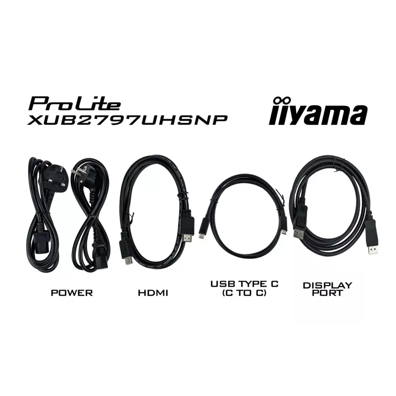 Monitor komputerowy iiyama ProLite XUB2797UHSNP-B1 68.6 cm (27 cali) 3840 x 2160 pikseli 4K Ultra HD LED Czarny