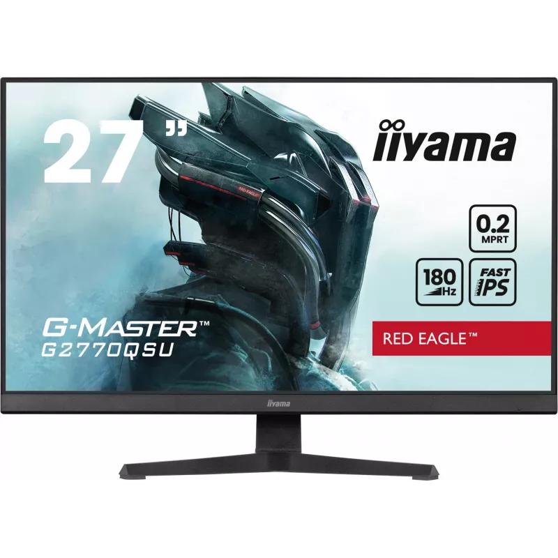 Monitor komputerowy iiyama G-MASTER G2770QSU-B6 68.6 cm (27 cali) 2560 x 1440 pikseli Wide Quad HD LED Czarny