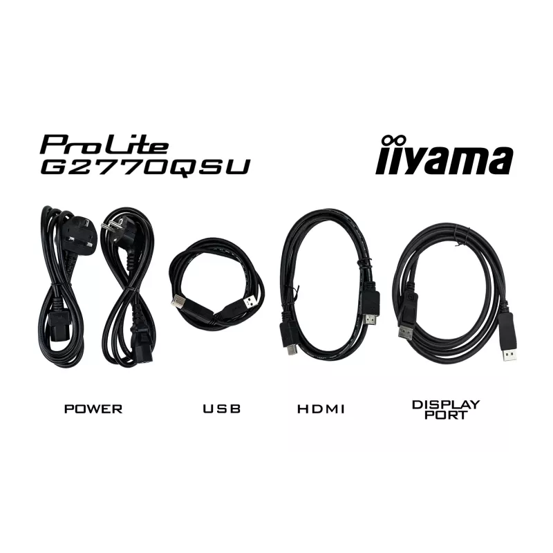 Monitor komputerowy iiyama G-MASTER G2770QSU-B6 68.6 cm (27 cali) 2560 x 1440 pikseli Wide Quad HD LED Czarny
