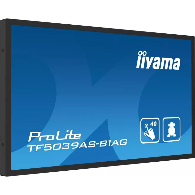 Monitor komputerowy iiyama TF5039AS-B1AG 125,7 cm (49,5 cala) 3840 x 2160 pikseli 4K Ultra HD LED Dotykowy Czarny