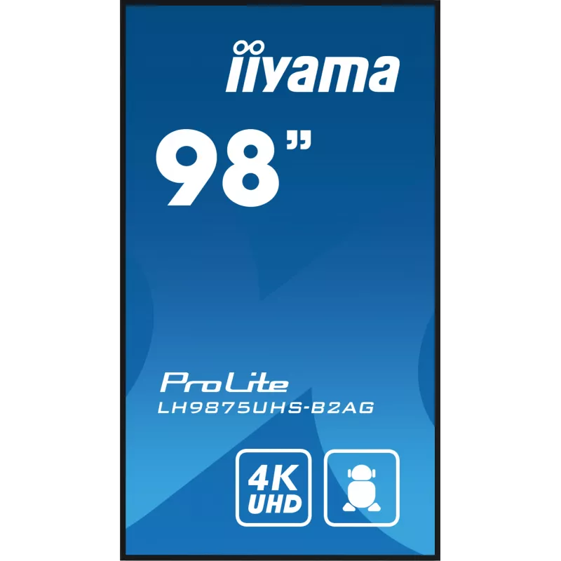 Panel płaski do digital signage iiyama LH9875UHS-B2AG 97,5 cala LED 4K Ultra HD 3840 x 2160