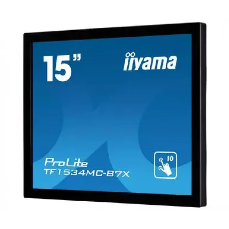 Monitor komputerowy iiyama TF1534MC-B7X 38,1 cm (15 cali) 1024 x 768 pikseli XGA LED Dotykowy Multi-użytkownik Czarny