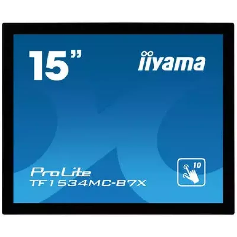 Monitor komputerowy iiyama TF1534MC-B7X 38,1 cm (15 cali) 1024 x 768 pikseli XGA LED Dotykowy Multi-użytkownik Czarny