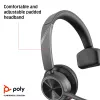 Zestaw słuchawkowy HP Poly Voyager 4310 USB-A + klucz BT700, bezprzewodowy, biuro/centrum telefoniczne, 20 - 20000 Hz, 122 g, słuchawki, czarny