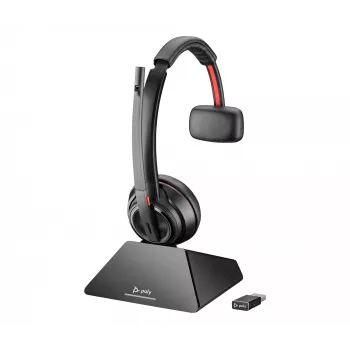 HP Poly Savi 8220 Stereo DECT 1880-1900 MHz Top +Charging Cradle