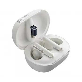 HP Poly Poly Voyager Free 60/60+ Microsoft Teams Certified biały Earbuds (2 szt.)