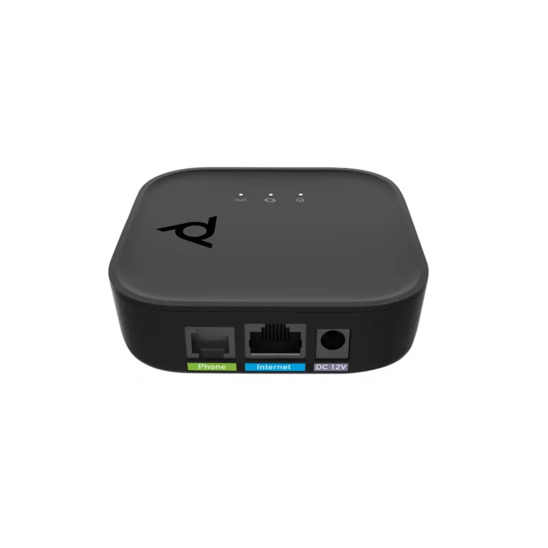 HP Poly ATA 400 1FXS Port głosowy Adapter VoIP z Open SIP i zasilaczem