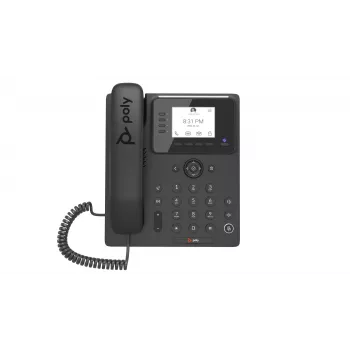 Telefon biurkowy IP Poly HP CCX 350 Microsoft Teams, obsługa PoE, biznesowy telefon multimedialny