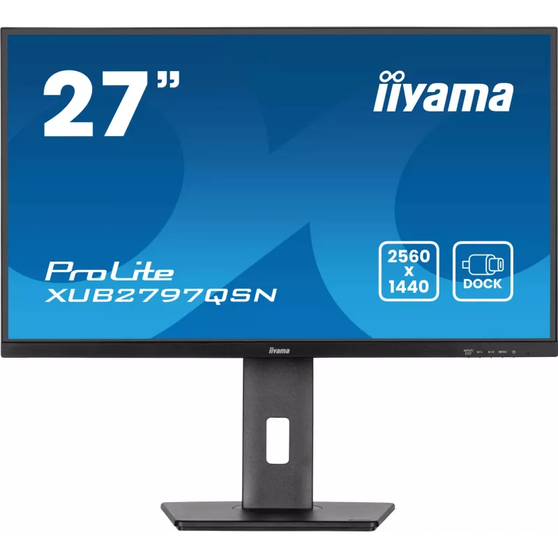 Monitor komputerowy iiyama ProLite XUB2797QSN-B2 68.6 cm (27 cali) 2560 x 1440 pikseli Quad HD LED Czarny