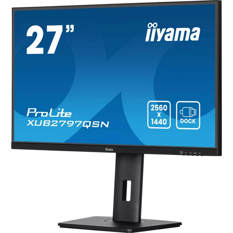 Monitor komputerowy iiyama ProLite XUB2797QSN-B2 68.6 cm (27 cali) 2560 x 1440 pikseli Quad HD LED Czarny