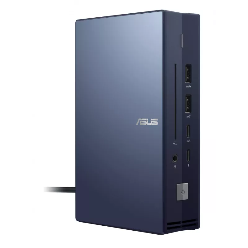 Stacja dokująca ASUS SimPro Dock 2 przewodowa Thunderbolt 3 — HDMI 2.0, DP 1.4, VGA, 3x USB-A, TB3 host, Gigabit Ethernet, zamek Kensington