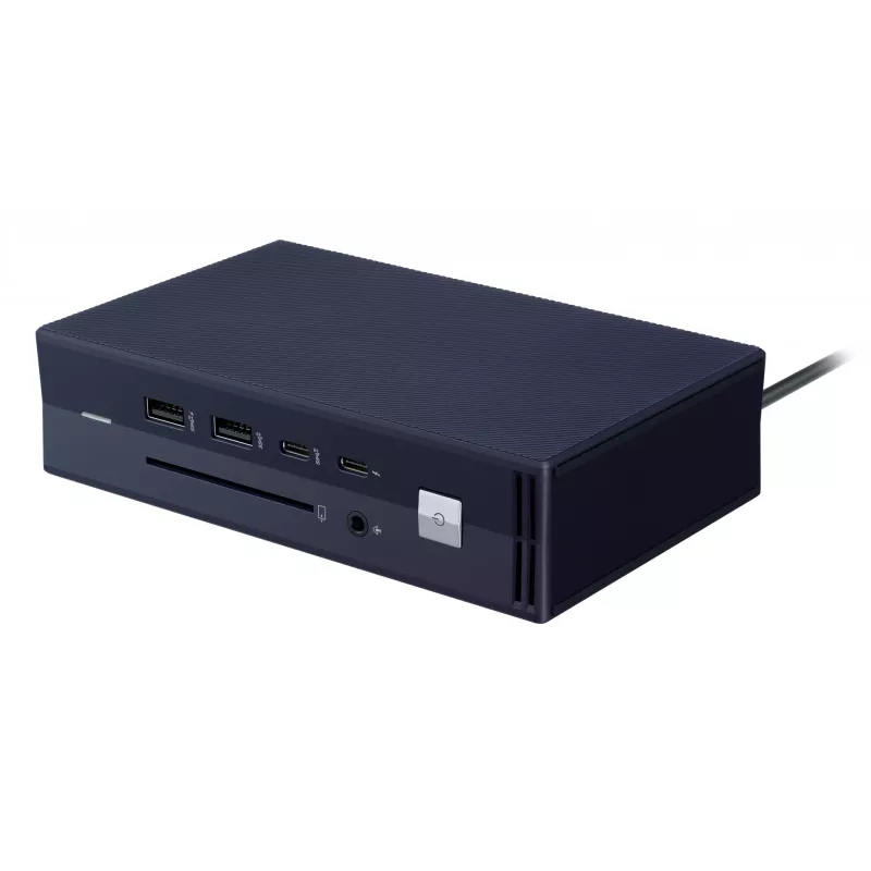 Stacja dokująca ASUS SimPro Dock 2 przewodowa Thunderbolt 3 — HDMI 2.0, DP 1.4, VGA, 3x USB-A, TB3 host, Gigabit Ethernet, zamek Kensington
