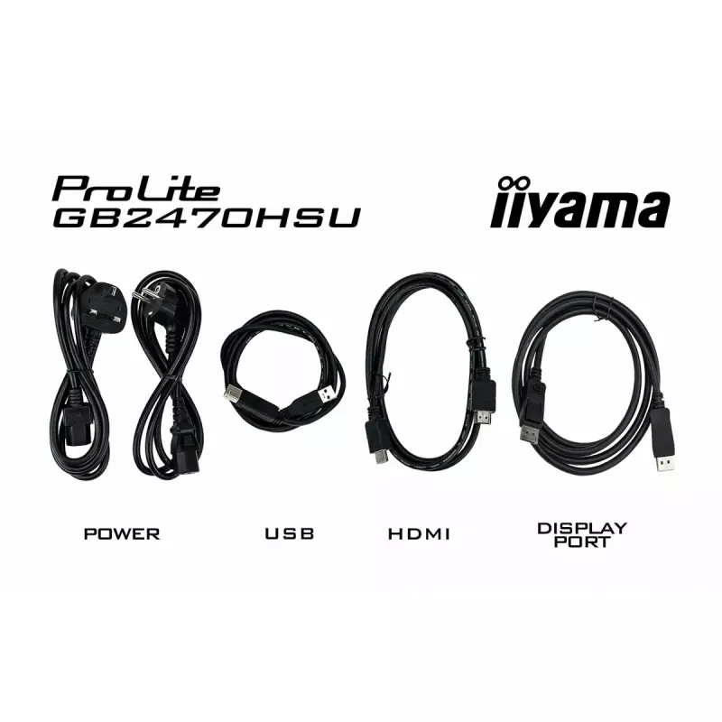 Monitor komputerowy iiyama G-MASTER GB2470HSU-B6 60,5 cm (23,8 cala) 1920 x 1080 pikseli Full HD LCD Czarny