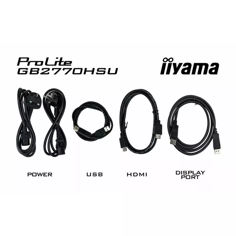Monitor komputerowy iiyama G-MASTER GB2770HSU-B6 68,6 cm (27 cali) 1920 x 1080 pikseli Full HD LCD Czarny