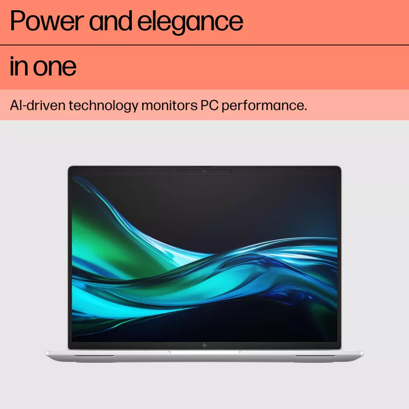 HP EliteBook 1040 G11 Intel Core Ultra 7 155H Laptop 35,6 cm (14 cali) WUXGA 16 GB LPDDR5x-SDRAM 512 GB SSD Wi-Fi 7 (802.11be) Windows 11 Pro AI PC Srebrny