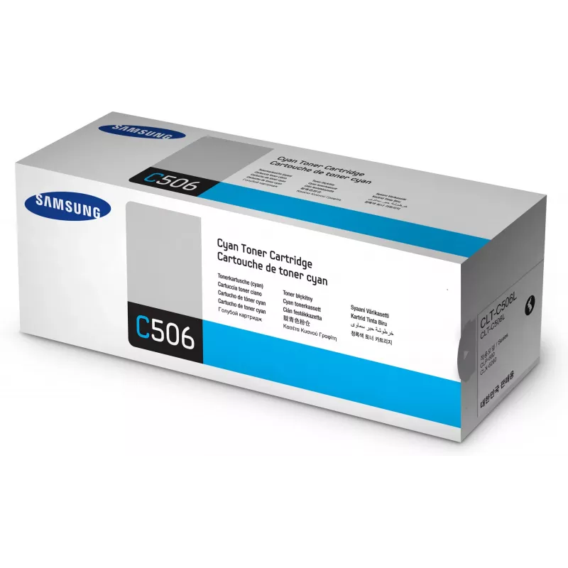 Samsung CLT-C506L High-Yield oryginalna cyjan kaseta z tonerem, 1 szt.
