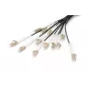 DIGITUS Kabel breakout - 12 włókien OM4 LC/UPC-LC/UPC uniwersalny kolor czarny 100 m