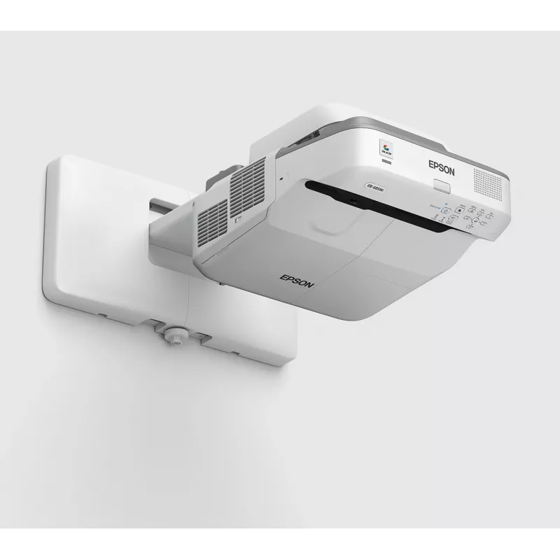Projektor Epson EB-685W o ultrakrótkim rzucie, 3500 ANSI lumenów, 3LCD, WXGA (1280x800), Biały, Szary