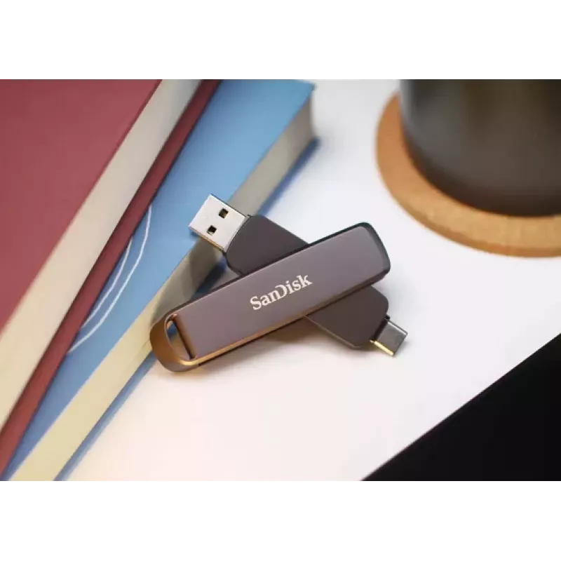 WESTERN DIGITAL SanDisk Extreme Pro Dual Drive — 1 TB, pamięć USB — metalowa obudowa, 1000/900 MB/s