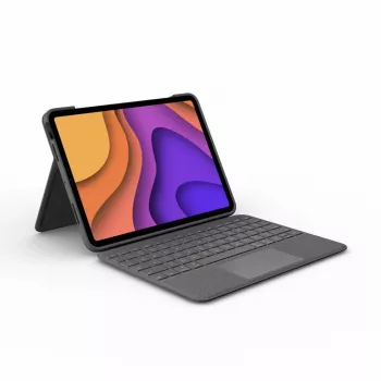 LOGITECH Folio Touch Podświetlana Klawiatura z Etui i Gładzikiem Oxford Grey dla iPad Air (4. gen) Deutsch Qwertz