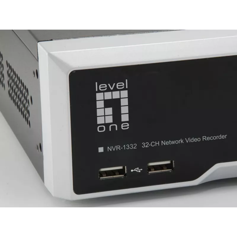 LevelOne NVR-1332 4-zatokowy sieciowy rejestrator wideo H265 32 kanały 3840x2160