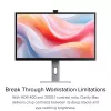 Monitor biurkowy ALOGIC Clarity Pro - 27 cali - 3840x2160 (4K UHD) z 65W PD i kamerą internetową