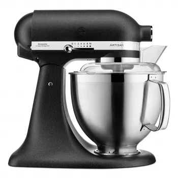 Robot kuchenny KITCHENAID ARTISAN 5KSM185PS — misa ze stali nierdzewnej 4,8 L, 300 W, 10 prędkości, czarny