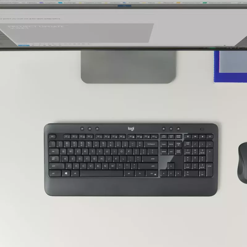 LOGITECH Mk540 Advanced Bezprzewodowy Zestaw Klawiatura i Mysz - Azerty Belgijski