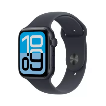 APPLE Watch SE 3 GPS 44mm Koperta Aluminiowa Midnight z Paskiem Sportowym M/L - Midnight