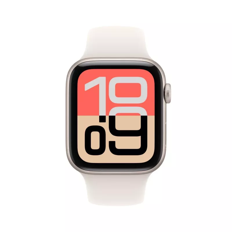 APPLE Watch SE 3 GPS + Cellular 44mm koperta starlight aluminium z paskiem Sport Starlight S/M