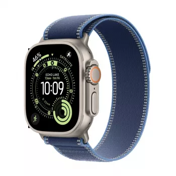 APPLE Watch Ultra 3 (2025) LTE 49mm Koperta tytanowa z paskiem Trail Loop S/M – Niebieski